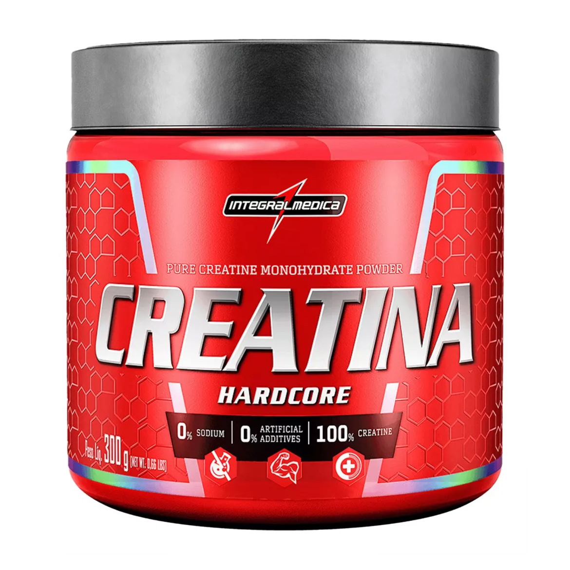 Creatina Reload Hardcore (300g) Integral Médica