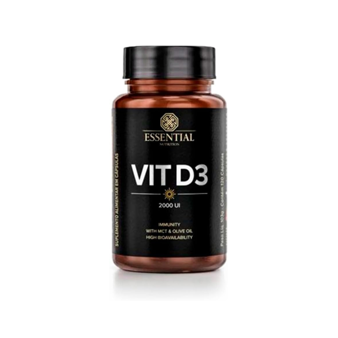 Vit D3 120 Caps - Essential Nutrition