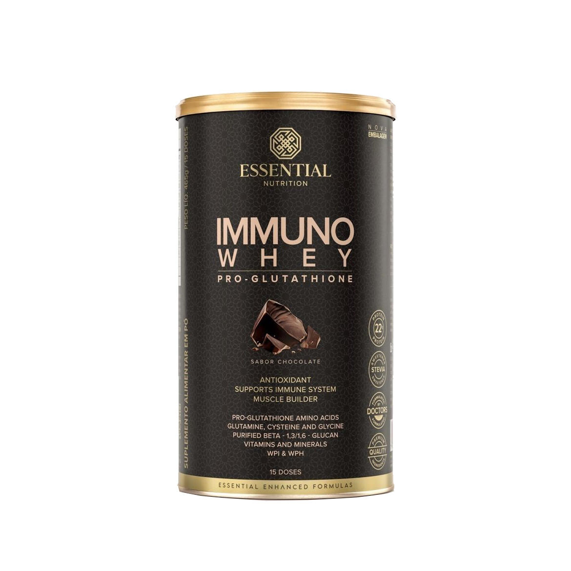 Immuno Whey Chocolate 465g - Essential Nutrition