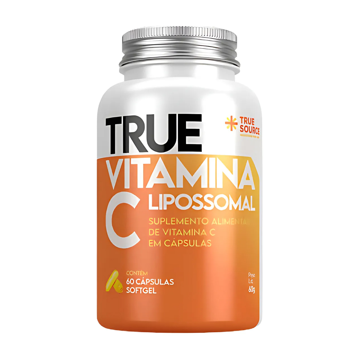True Vitamina C Lipossomal 60 Caps - True Source